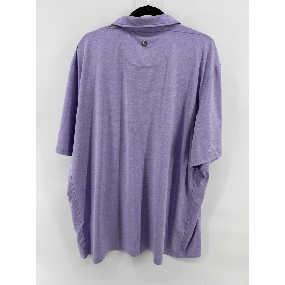 Johnston Murphy XC4 Performance Golf Polo Purple Shirt Men's‎ Size XXXL - Picture 3 of 8